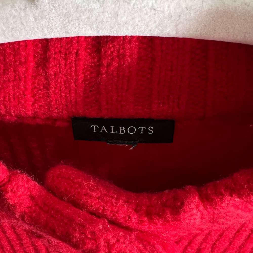 Talbots Jewel button henley pullover size L - Picture 5 of 5